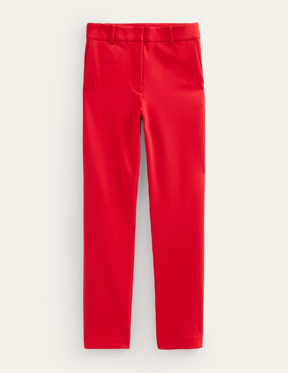Womens Trousers - Red - Boden GOOFASH