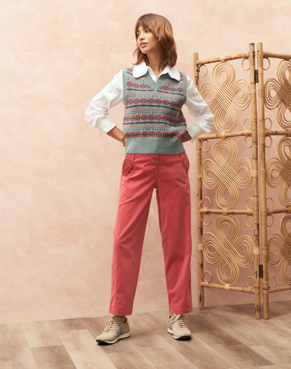 Women's Trousers Rose from Brora GOOFASH