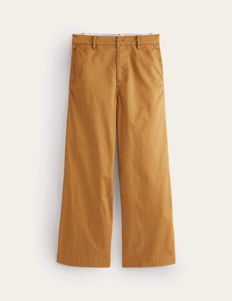 Womens Trousers in Bronze - Boden GOOFASH