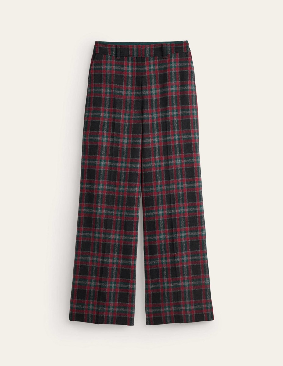 Womens Trousers in Checked from Boden GOOFASH