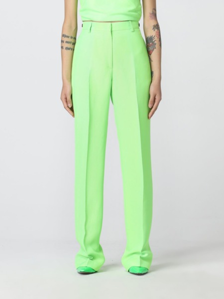 Womens Trousers in Green from Giglio GOOFASH