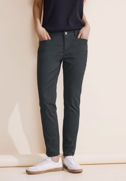 Womens Trousers in Grey - Street One GOOFASH