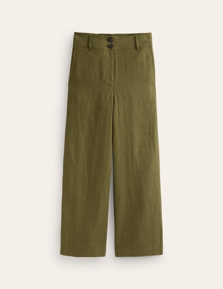 Womens Trousers in Ivory - Boden GOOFASH