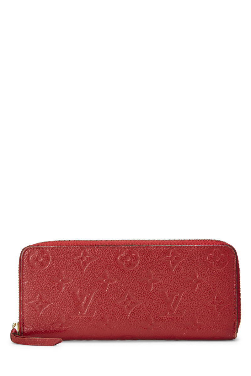 Womens Wallet in Red Louis Vuitton WGACA GOOFASH