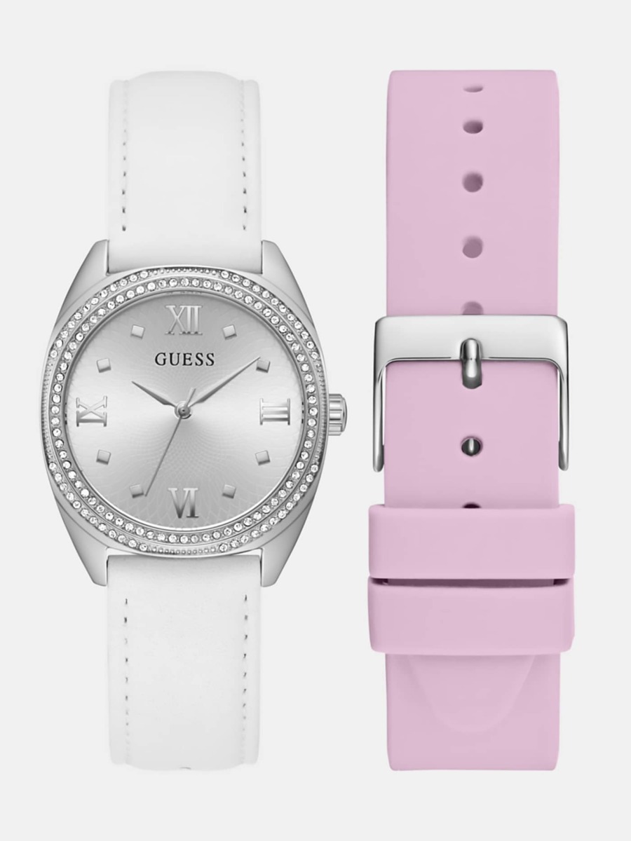 Womens Watch in Rose at Guess GOOFASH