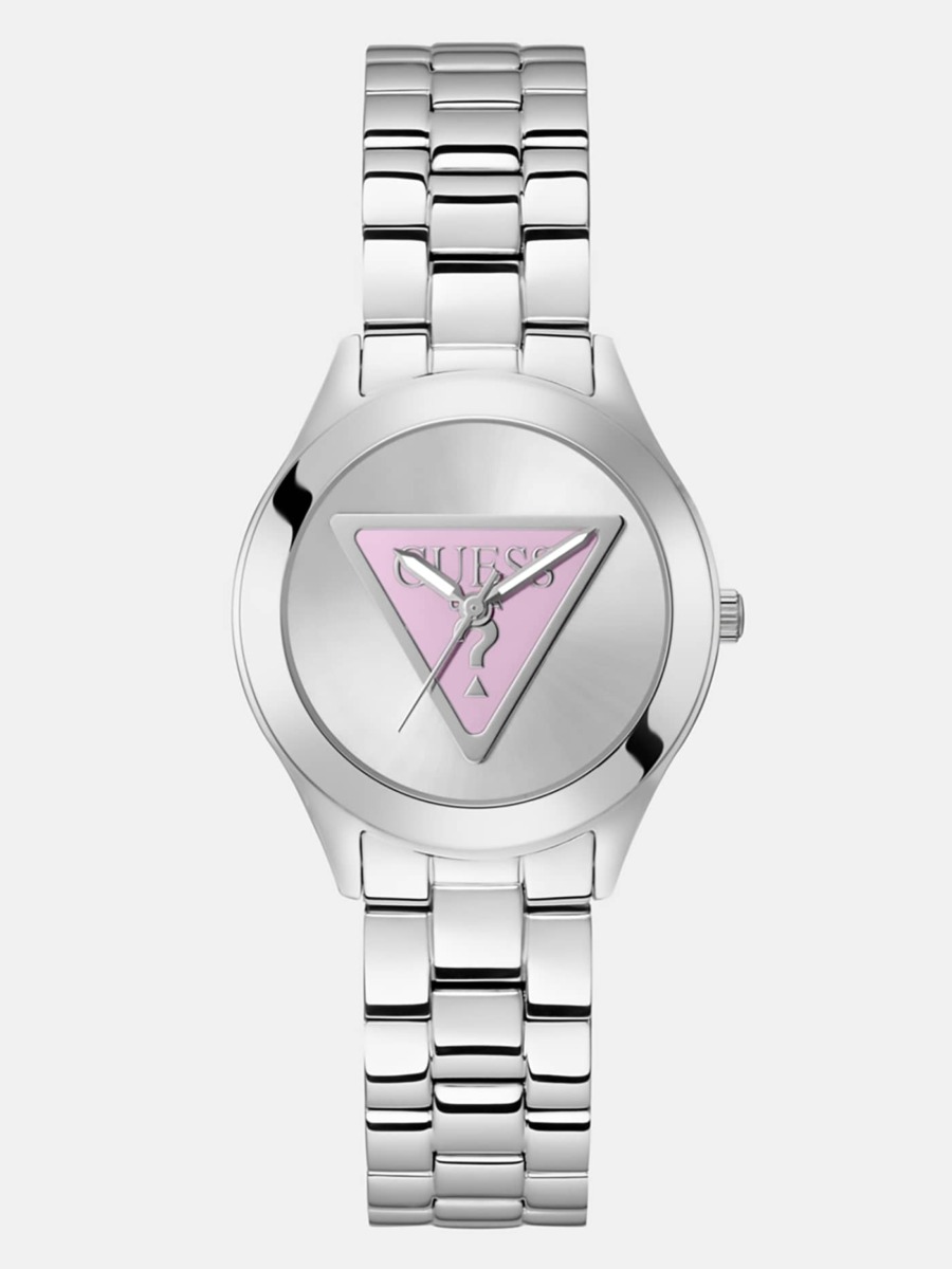 Womens Watch in Silver from Guess GOOFASH