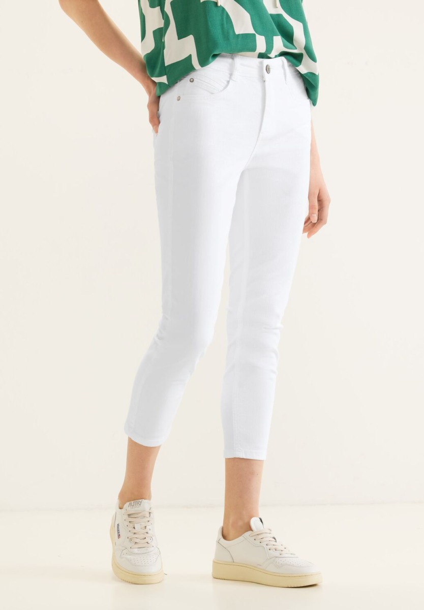 Women's White Jeans from Street One GOOFASH