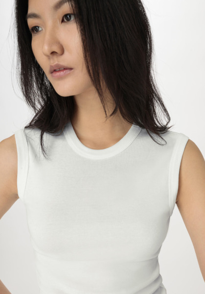 Womens White Top by Hessnatur GOOFASH
