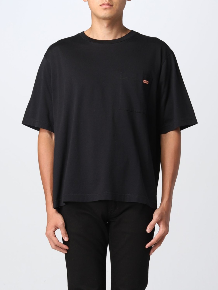 Acne Studios Men's T-Shirt Black from Giglio GOOFASH