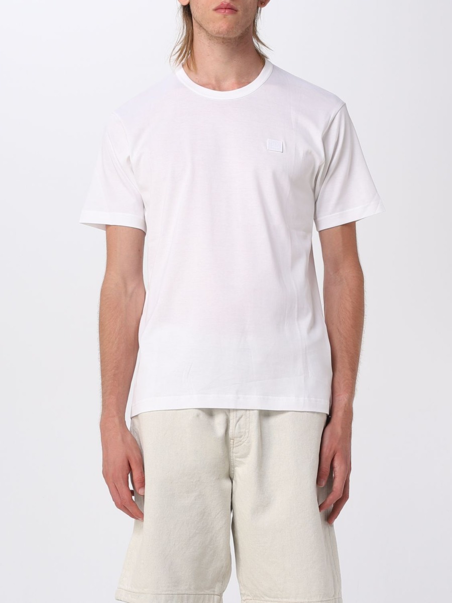 Acne Studios Men's T-Shirt White by Giglio GOOFASH