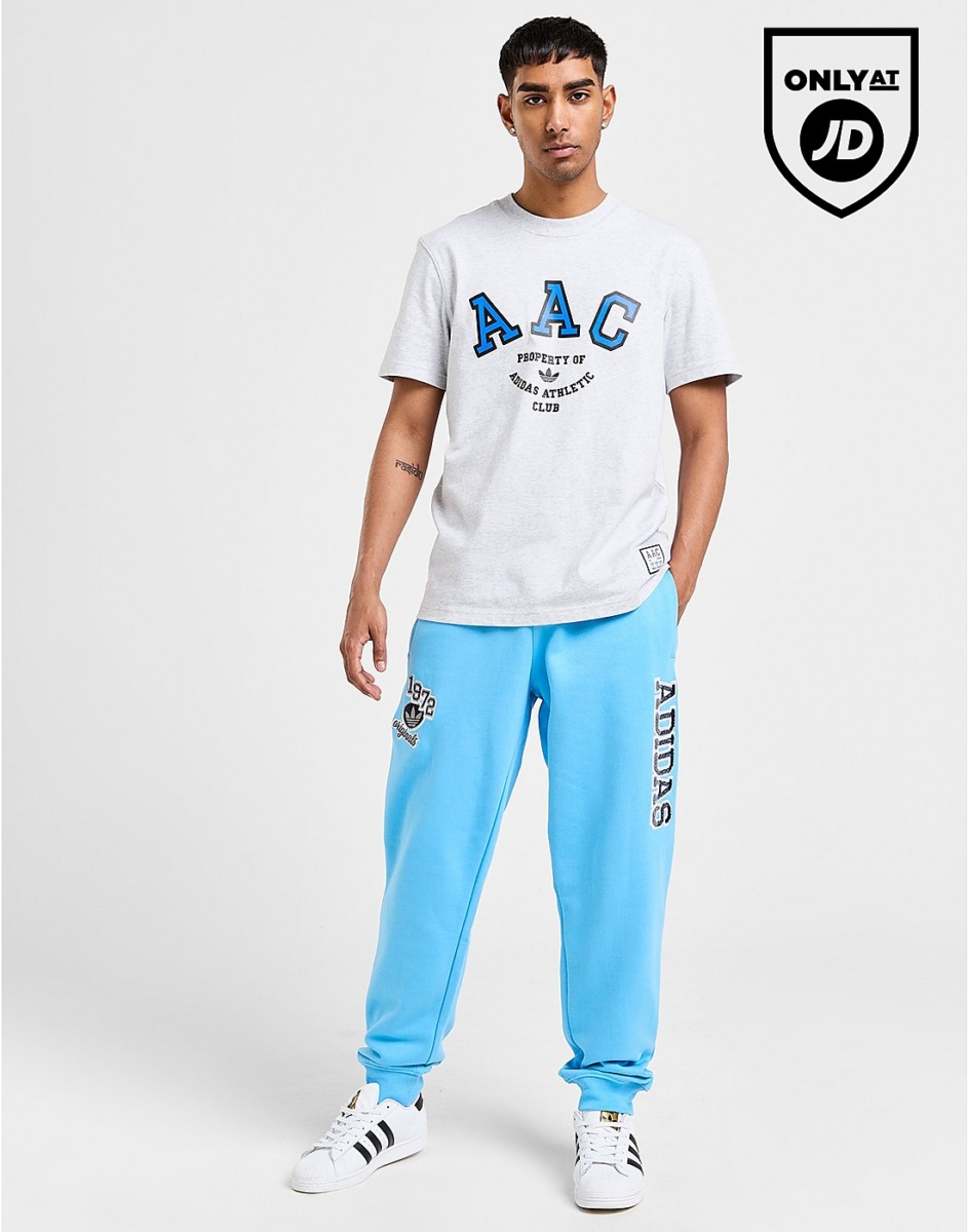 Adidas - Blue Joggers for Man by JD Sports GOOFASH