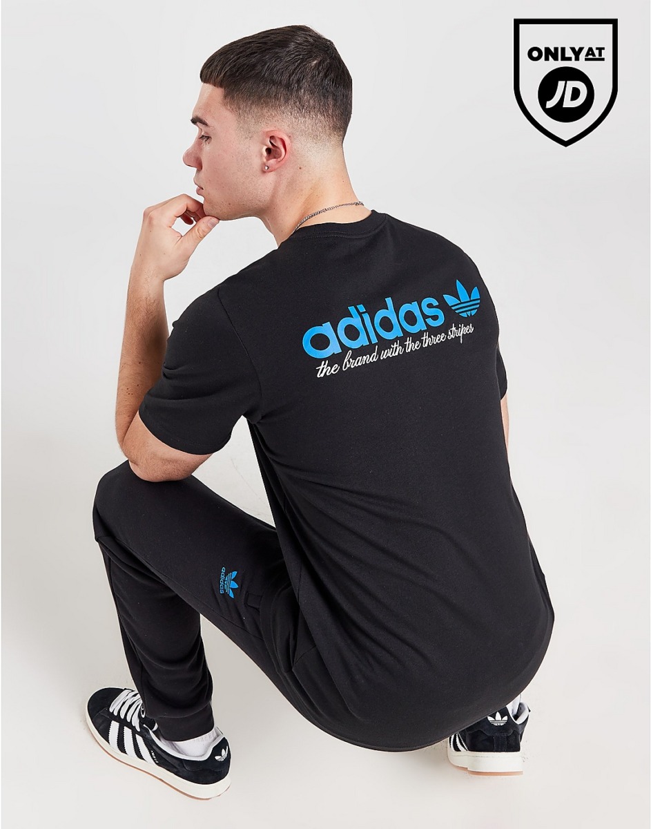 Adidas Gents T-Shirt in Black JD Sports GOOFASH