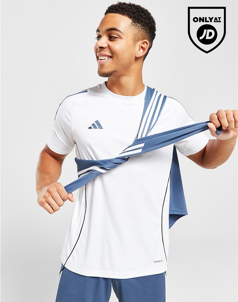 Adidas White Gents T-Shirt - JD Sports GOOFASH