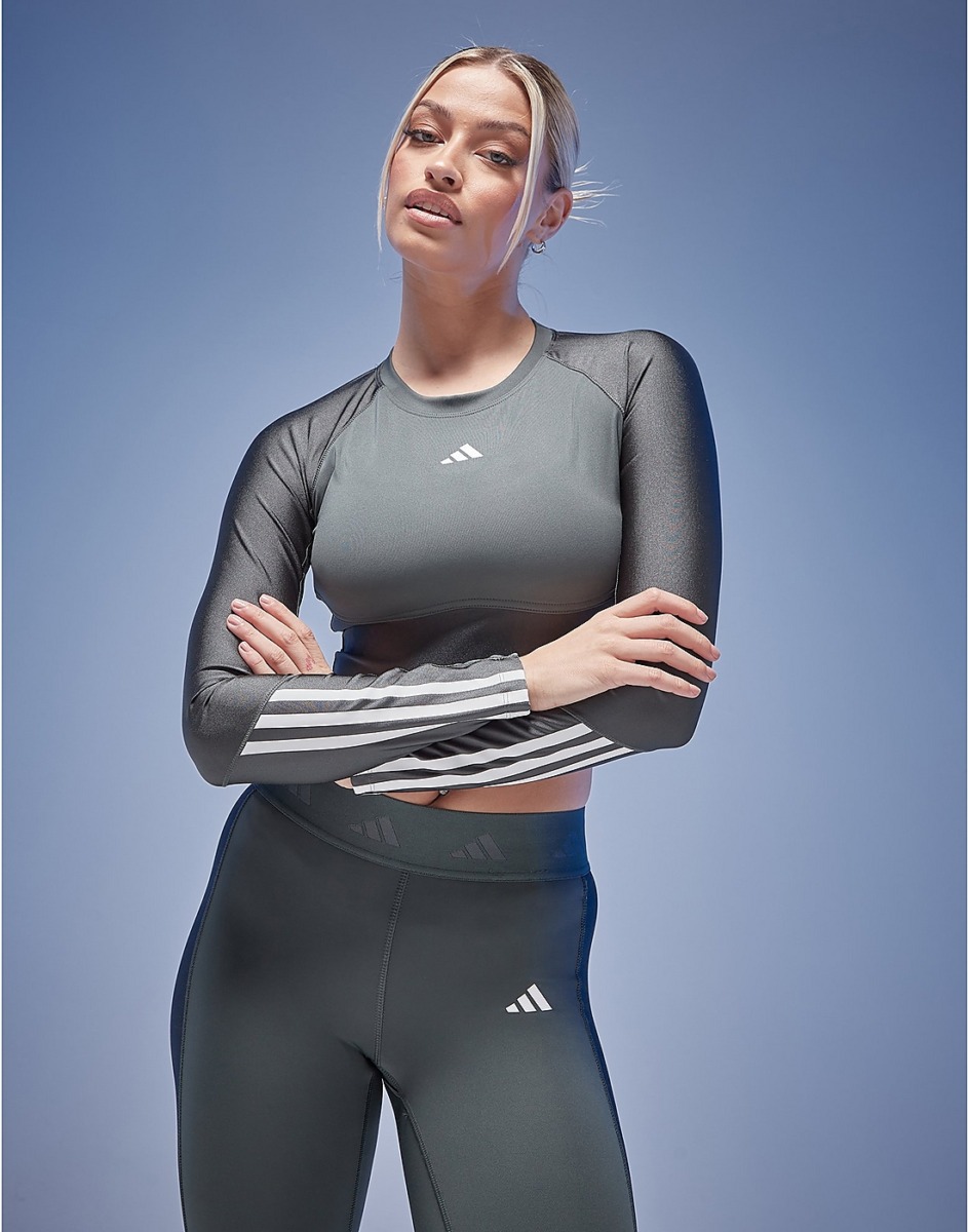 Adidas White Women Crop Top - JD Sports GOOFASH