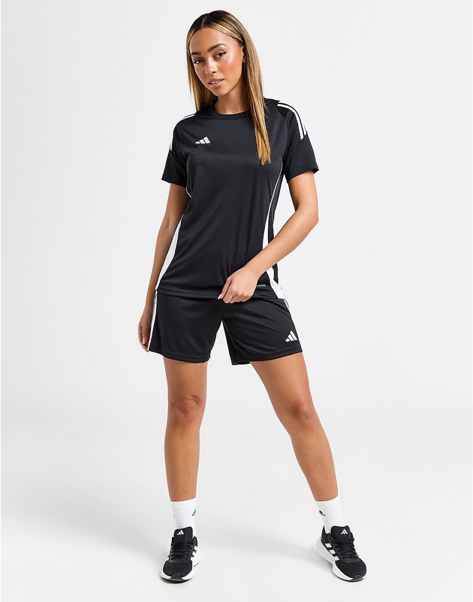 Adidas - Womens Shorts in Black by JD Sports GOOFASH