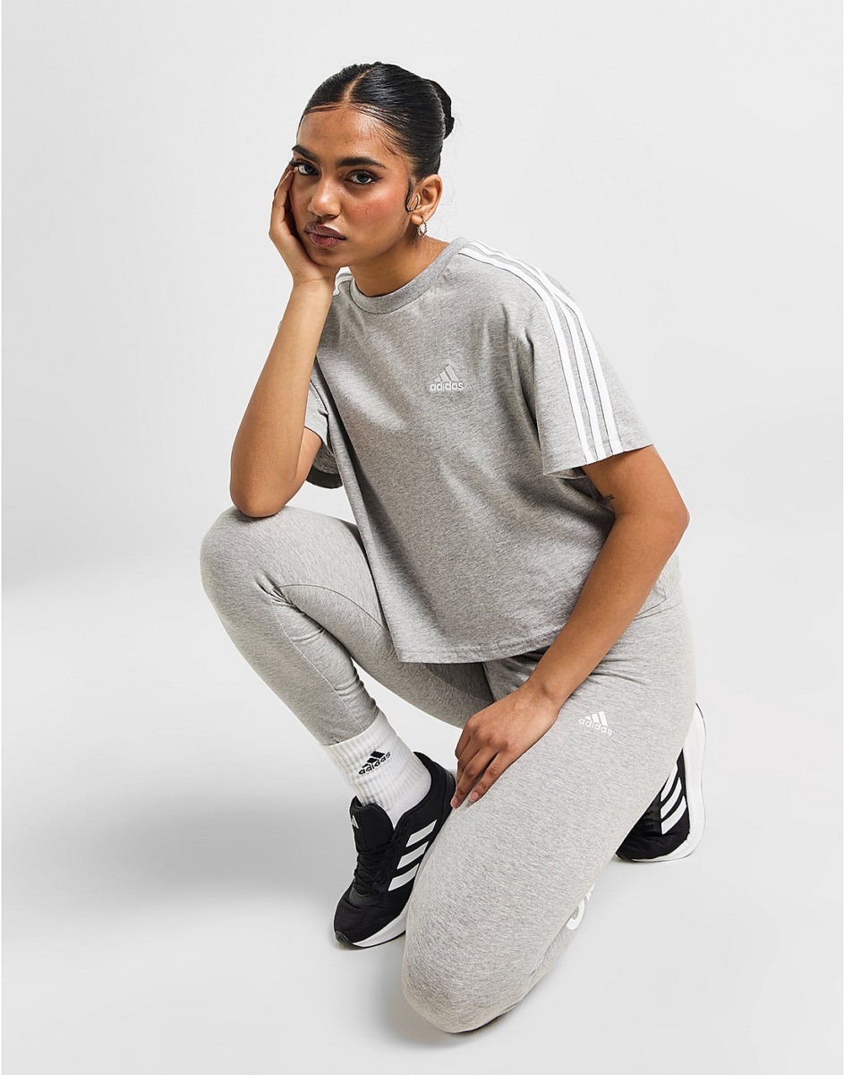 Adidas - Women's T-Shirt Grey JD Sports GOOFASH