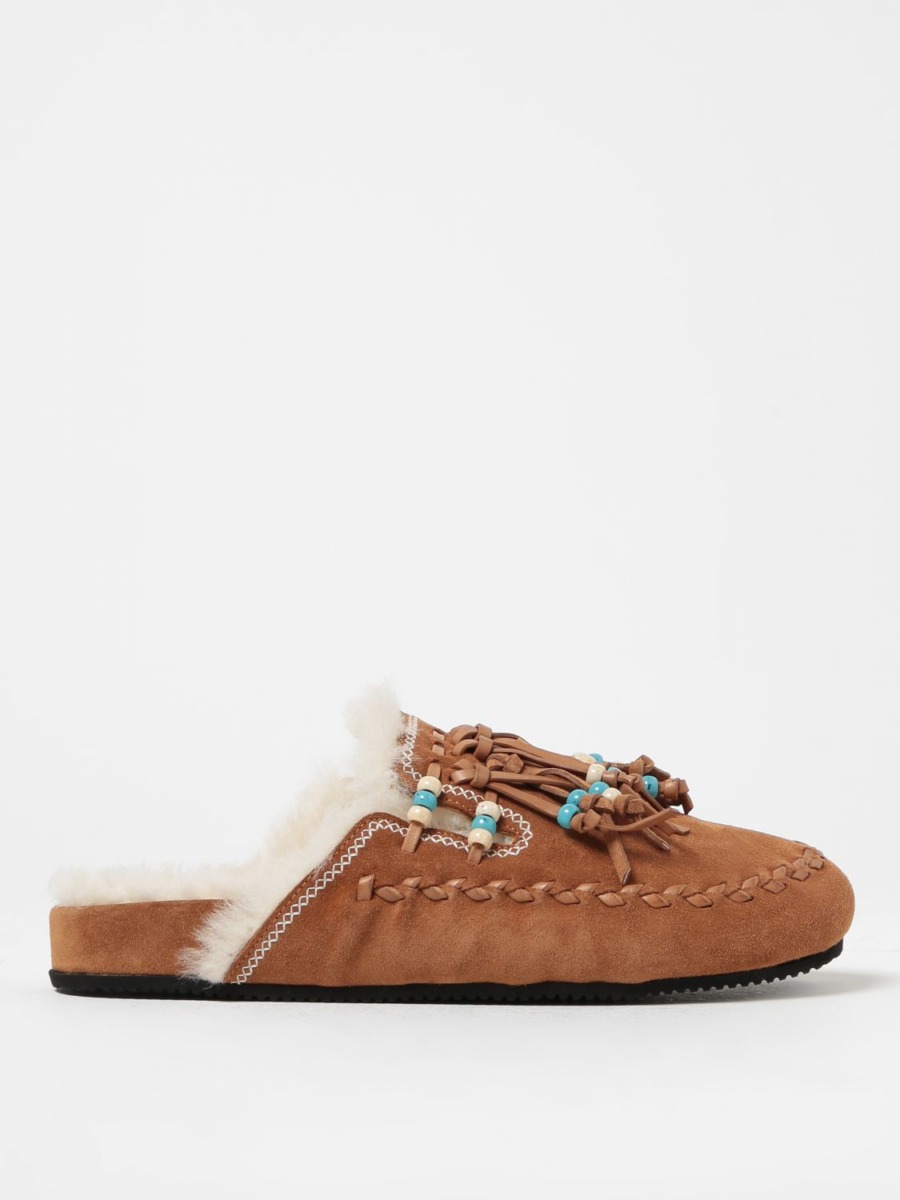 Alanui Men Sandals in Sand by Giglio GOOFASH
