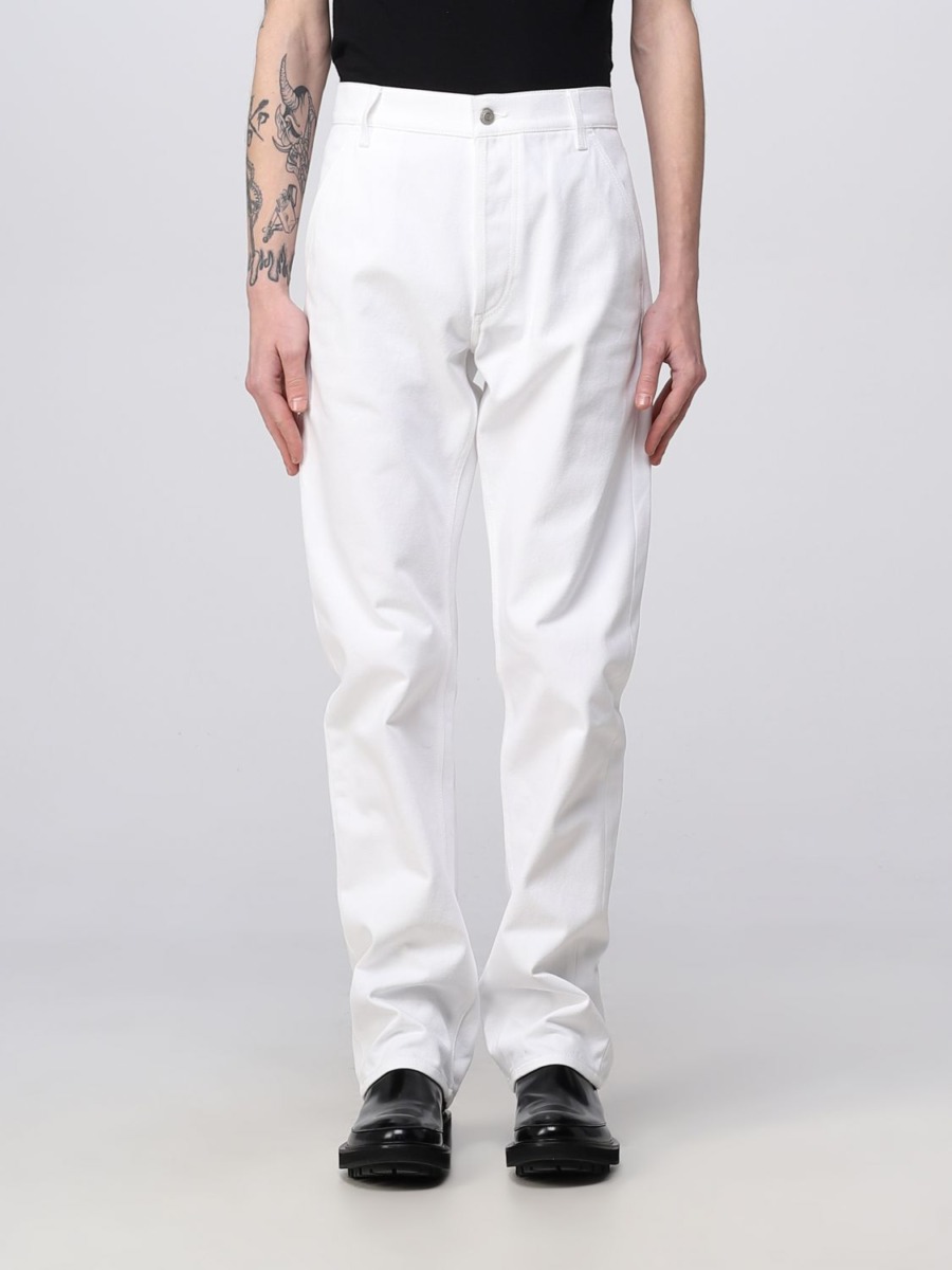 Alexander Mcqueen Gent Jeans White - Giglio GOOFASH