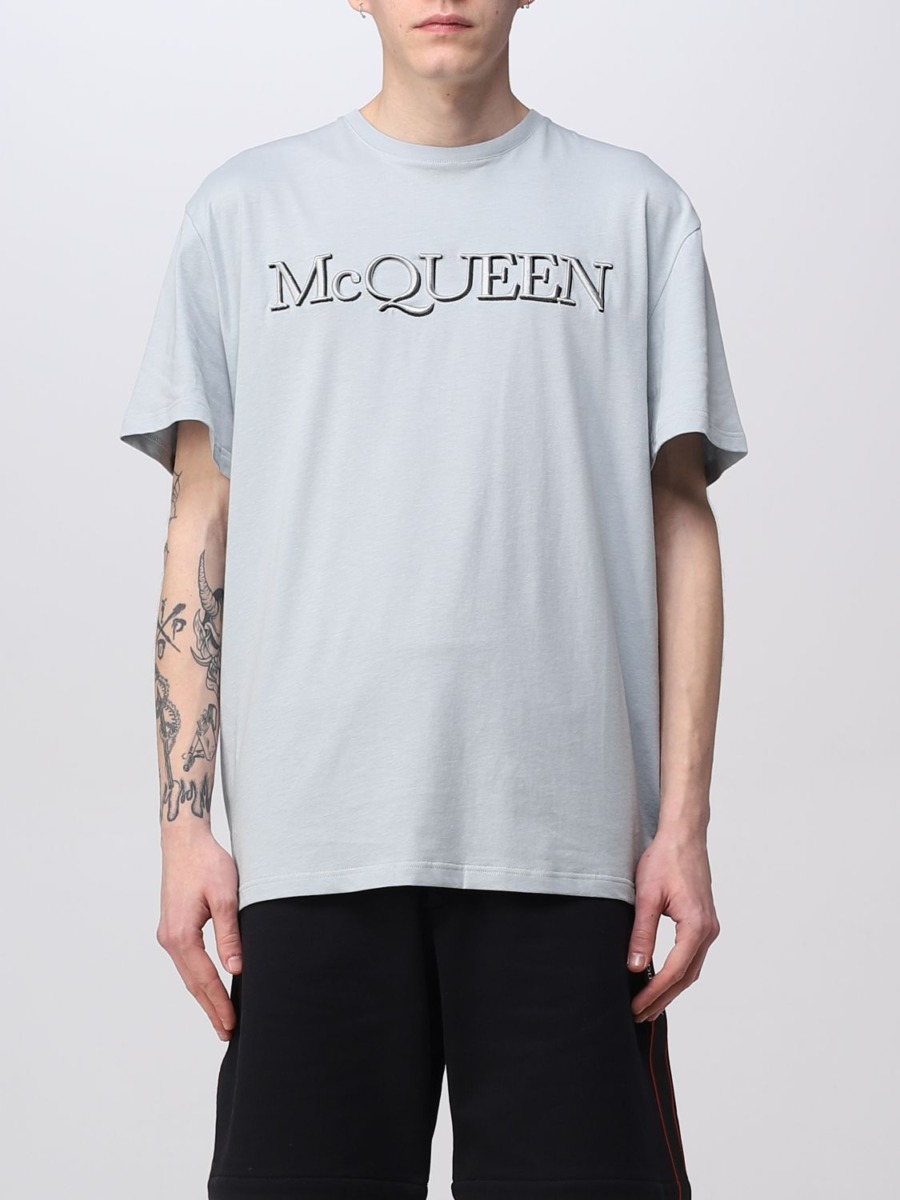Alexander Mcqueen - Grey T-Shirt - Giglio GOOFASH