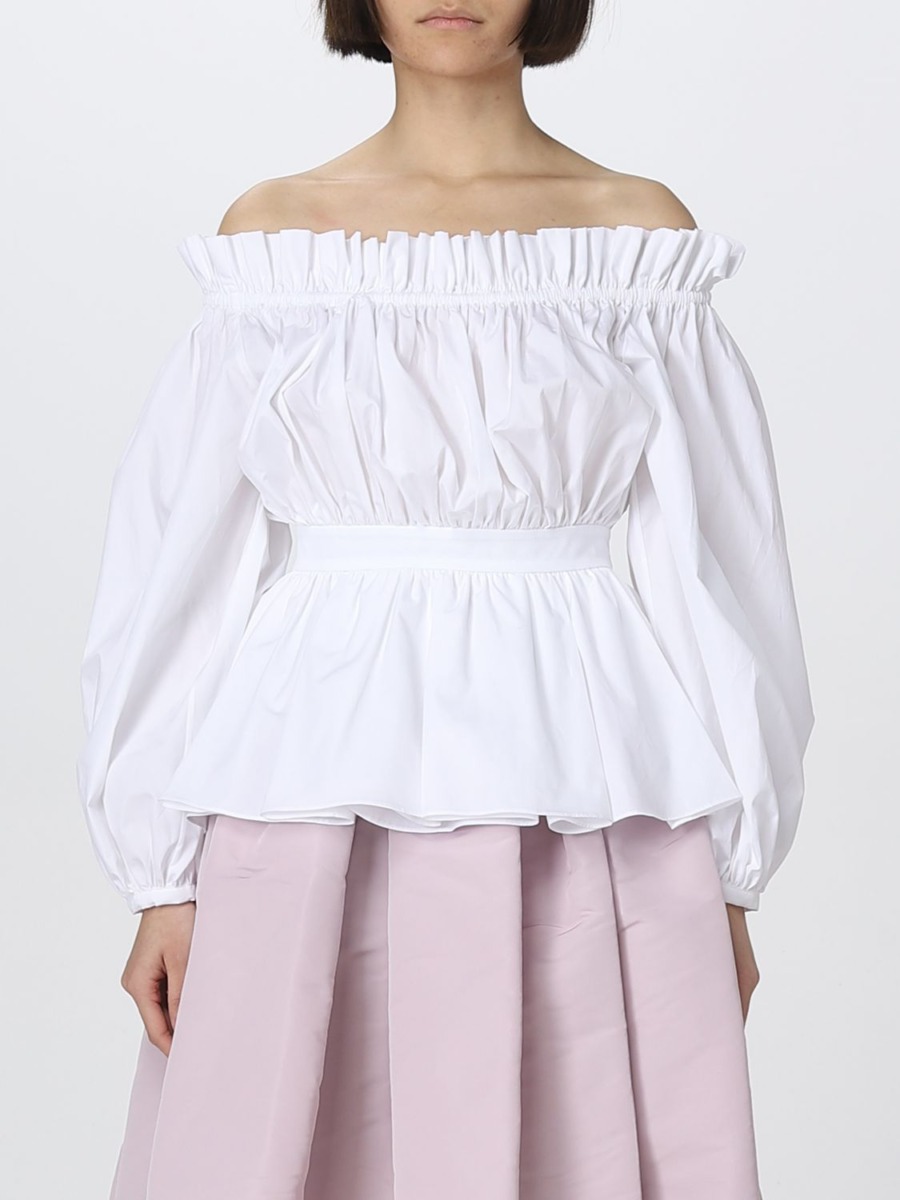 Alexander Mcqueen - White Top for Woman by Giglio GOOFASH