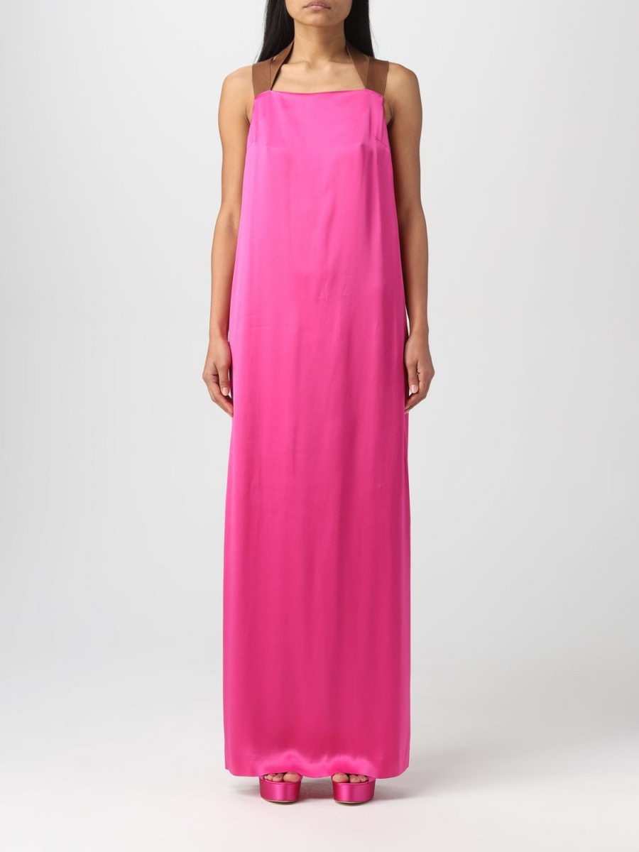Alysi - Womens Pink Dress at Giglio GOOFASH