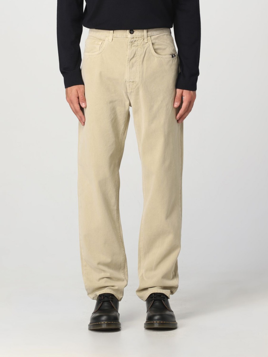 Amish - Jeans Sand Giglio Gents GOOFASH