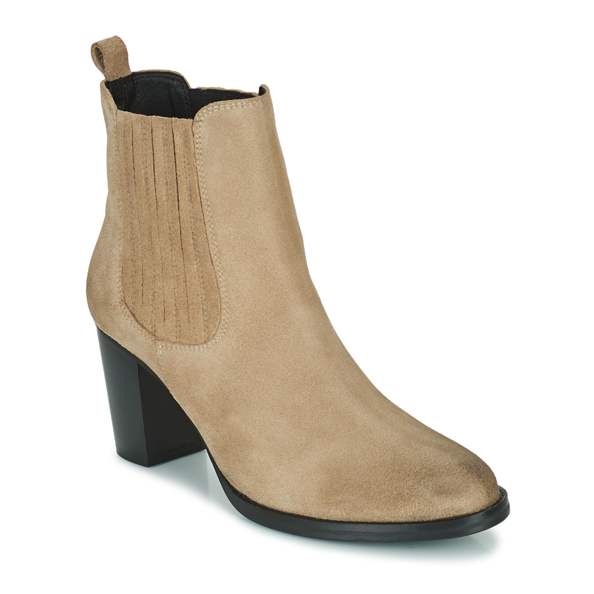 Ankle Boots Beige Betty London Spartoo GOOFASH