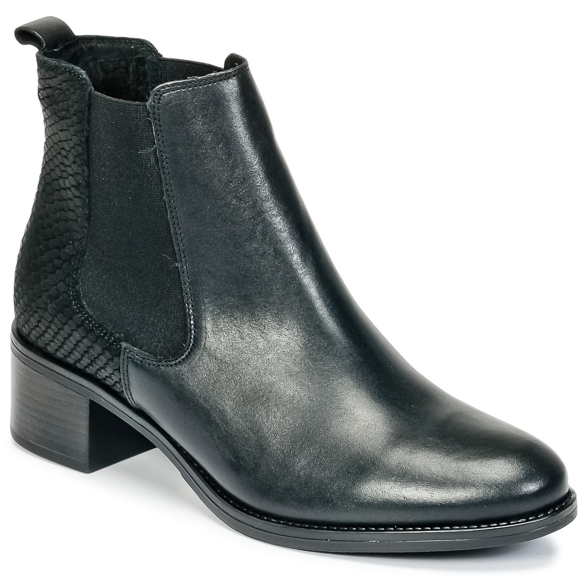 Ankle Boots Black for Woman at Spartoo GOOFASH