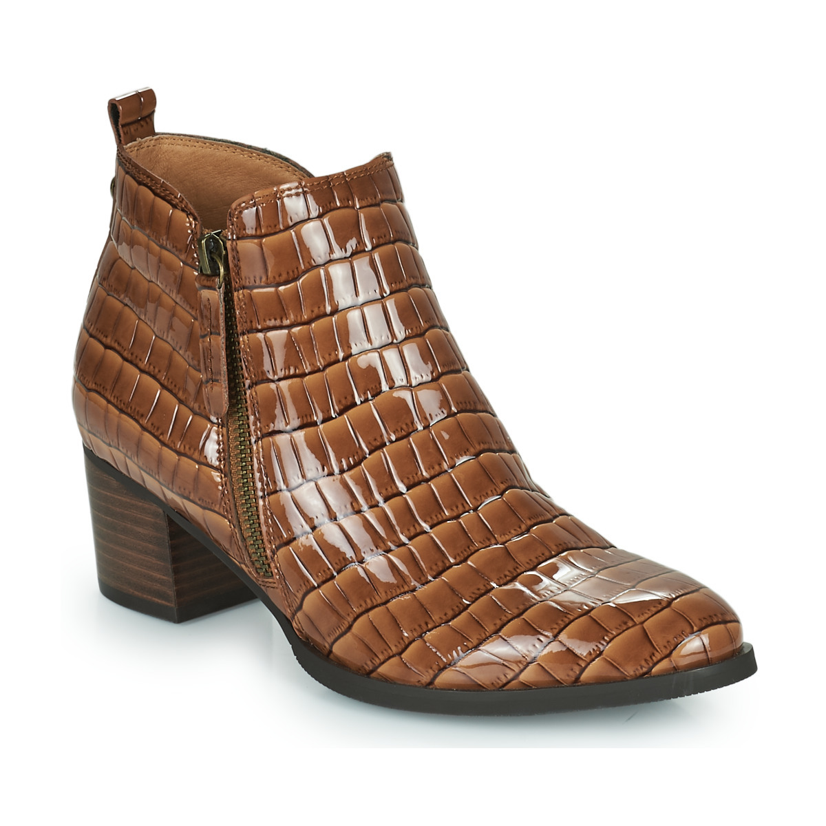 Ankle Boots Brown for Woman by Spartoo GOOFASH