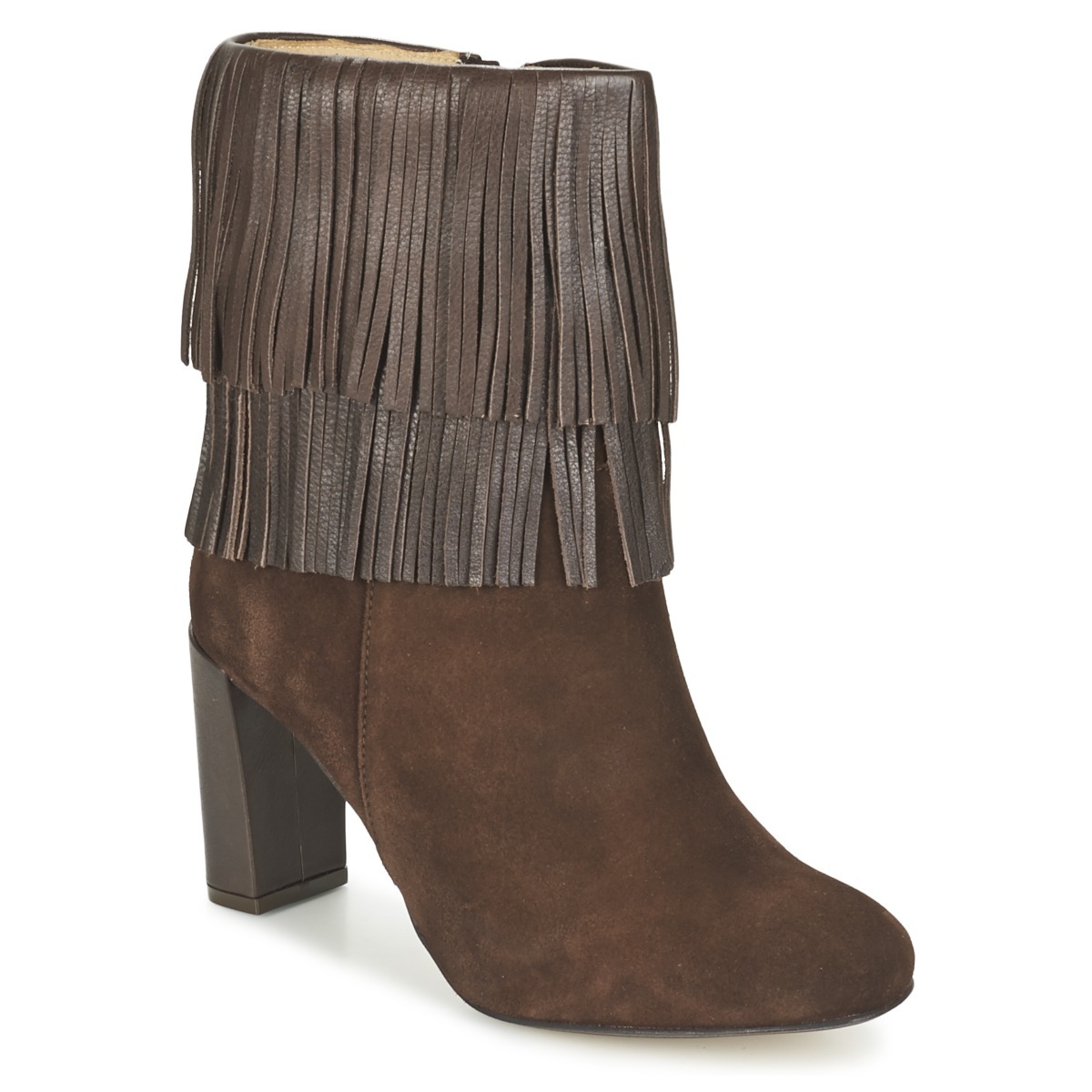 Ankle Boots Brown from Spartoo GOOFASH
