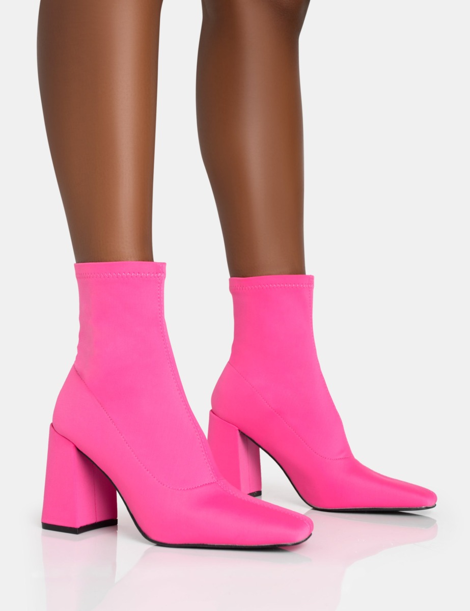 Ankle Boots Pink - Public Desire - Ladies GOOFASH