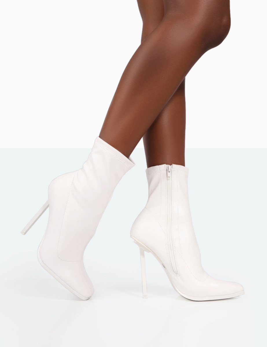 Ankle Boots White for Women by Public Desire GOOFASH