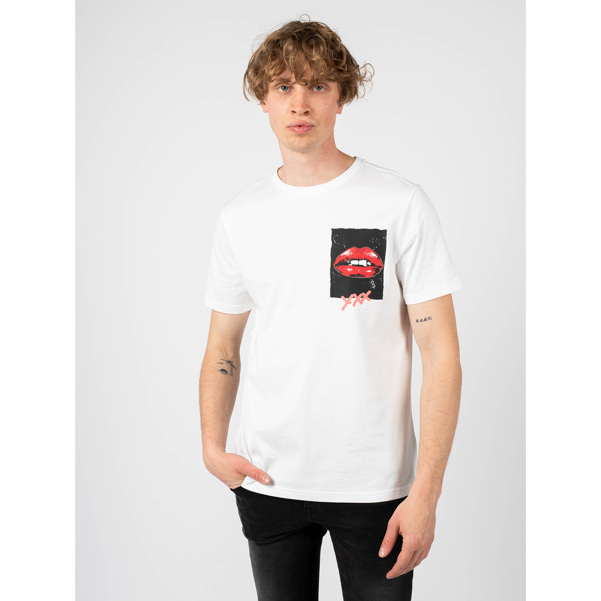 Antony Morato Gent T-Shirt in White Spartoo GOOFASH