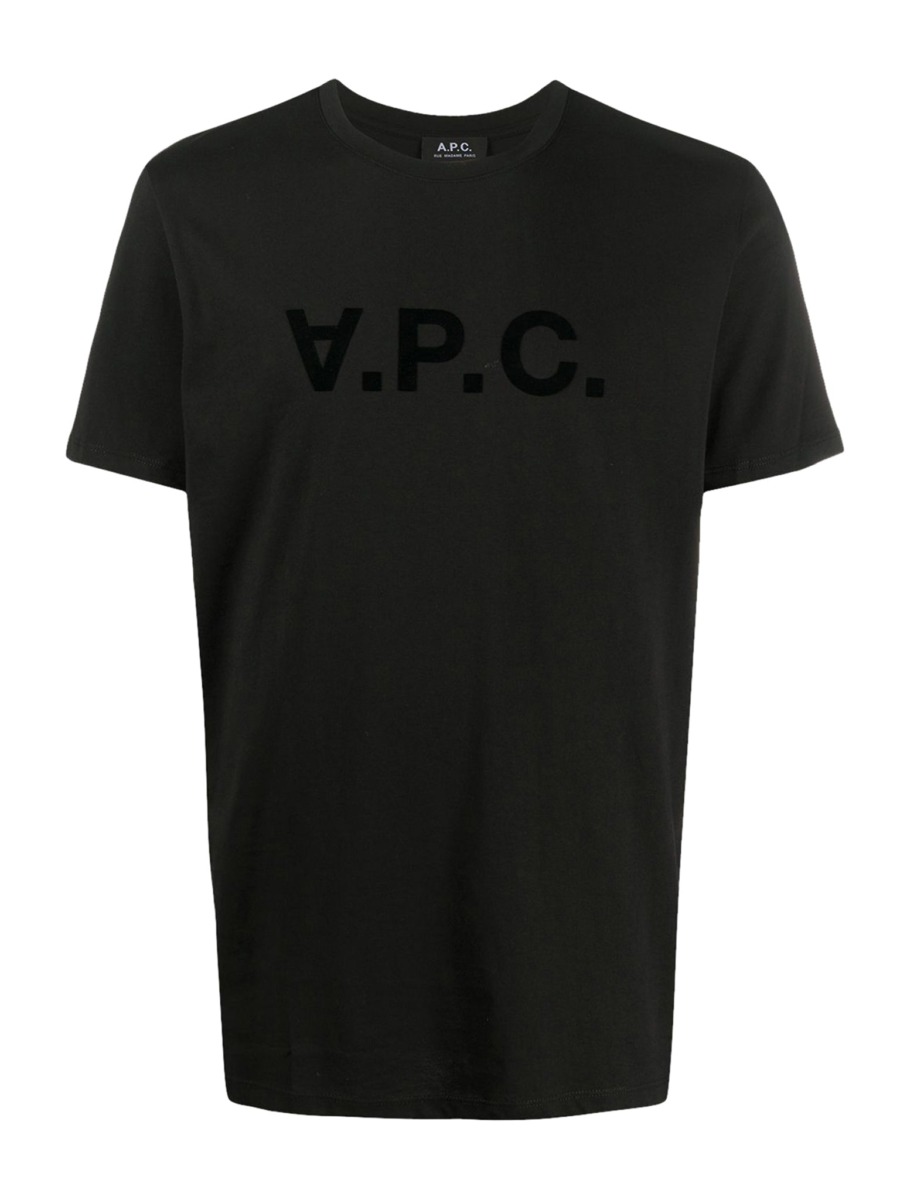 Apc - Man T-Shirt in Black from Suitnegozi GOOFASH