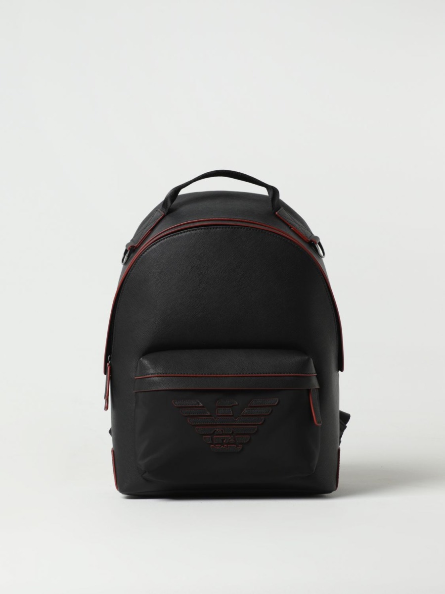 Armani - Gent Black Backpack from Giglio GOOFASH