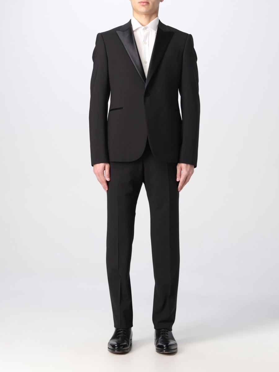 Armani Gent Suit in Black from Giglio GOOFASH