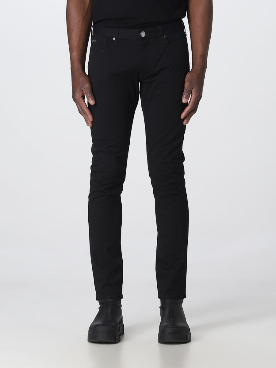 Armani Gents Jeans in Black at Giglio GOOFASH