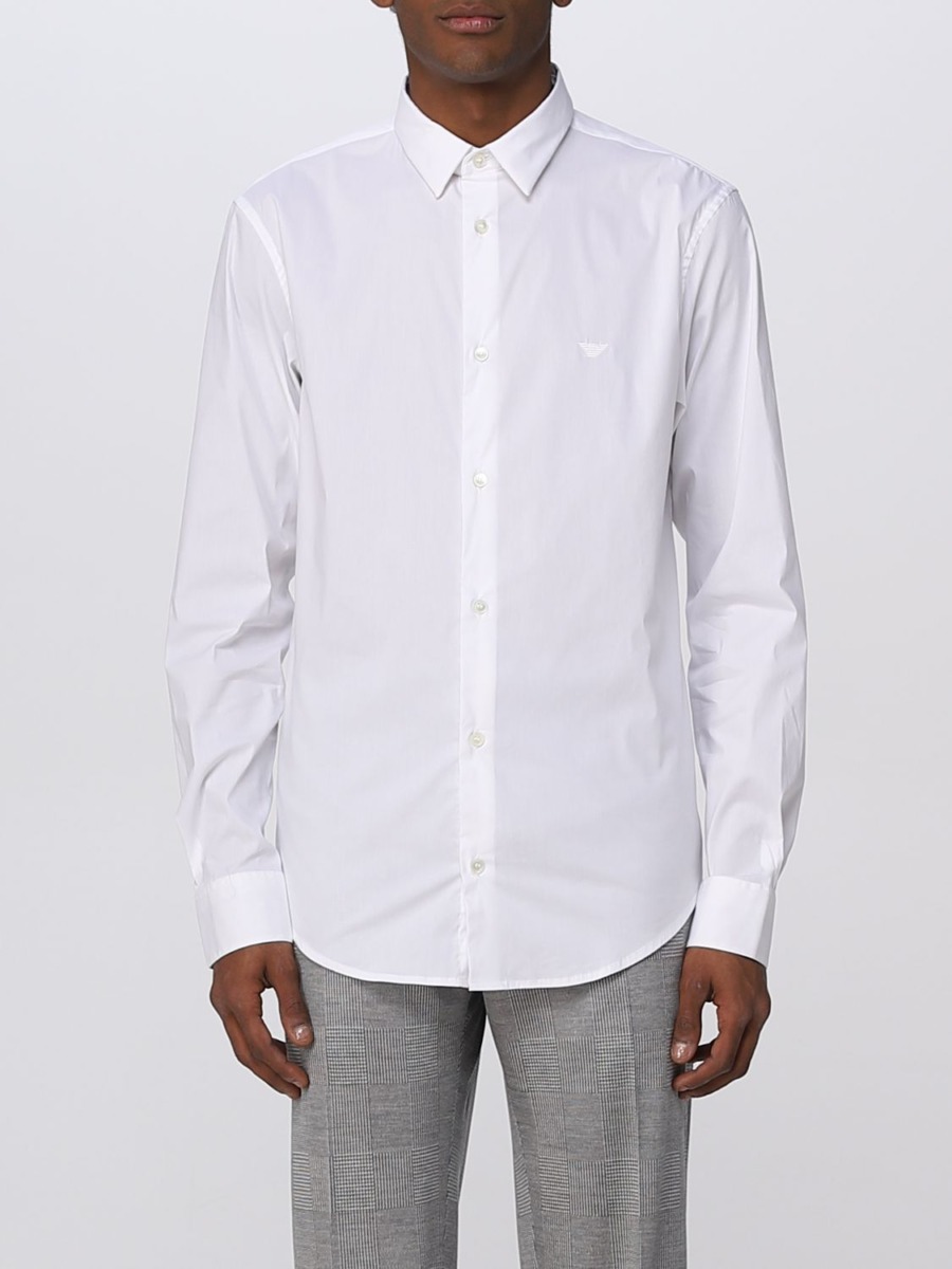 Armani Gents Shirt in White by Giglio GOOFASH