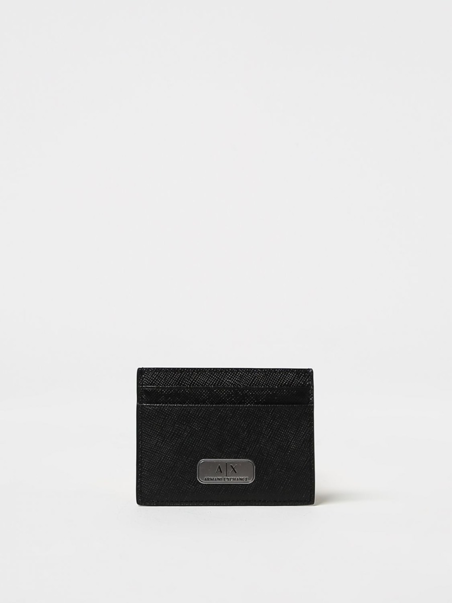 Armani Gents Wallet in Black from Giglio GOOFASH