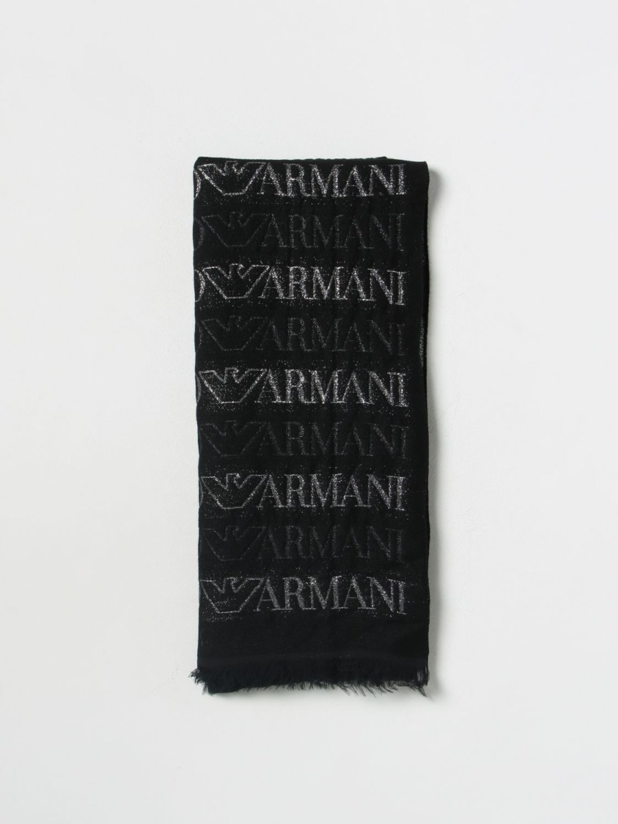 Armani - Lady Scarf Black from Giglio GOOFASH