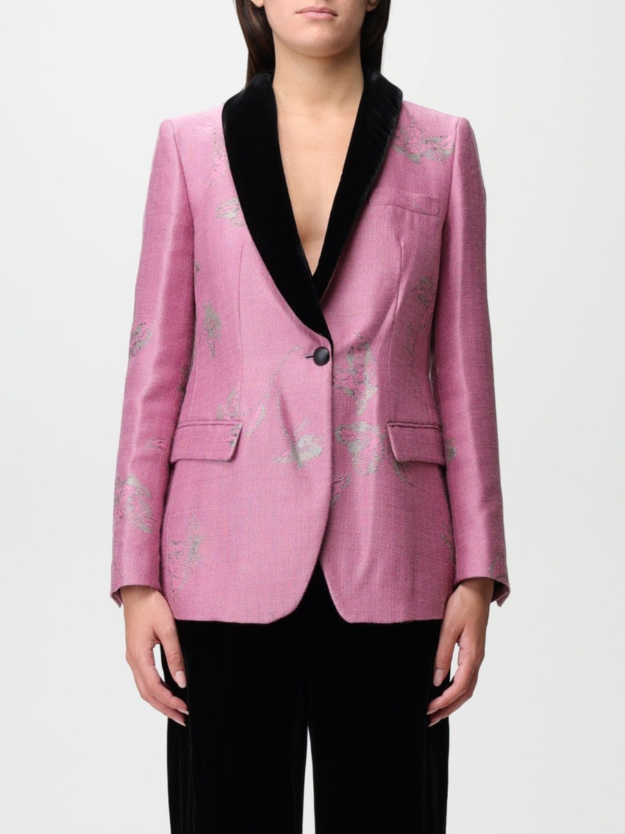 Armani Pink Blazer for Woman from Giglio GOOFASH