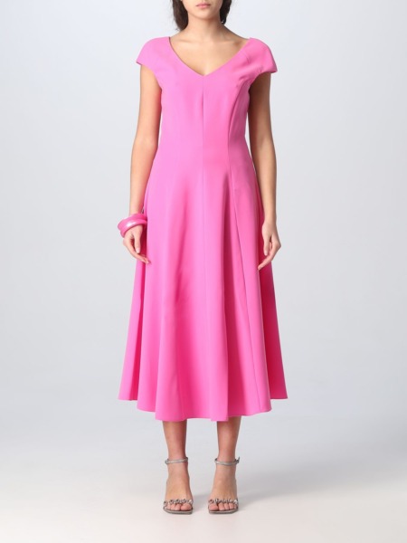 Armani Pink Dress for Women at Giglio GOOFASH