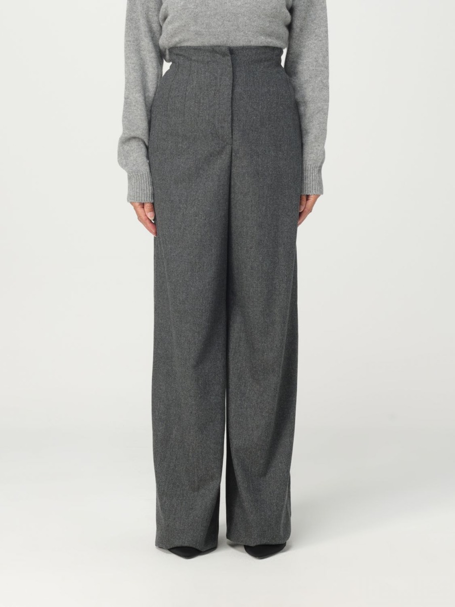 Armani - Woman Trousers Grey from Giglio GOOFASH