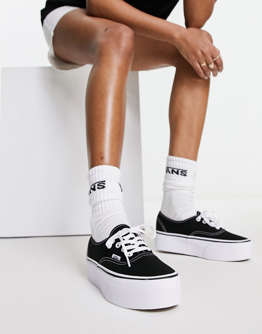Asos - Black Womens Sneakers Vans GOOFASH