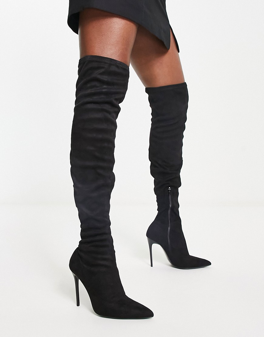Asos - Black Women's Stiletto Boots - Truffle Collection GOOFASH