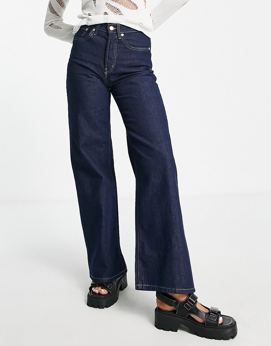 Asos - Blue - Wide Leg Jeans - Only - Woman GOOFASH