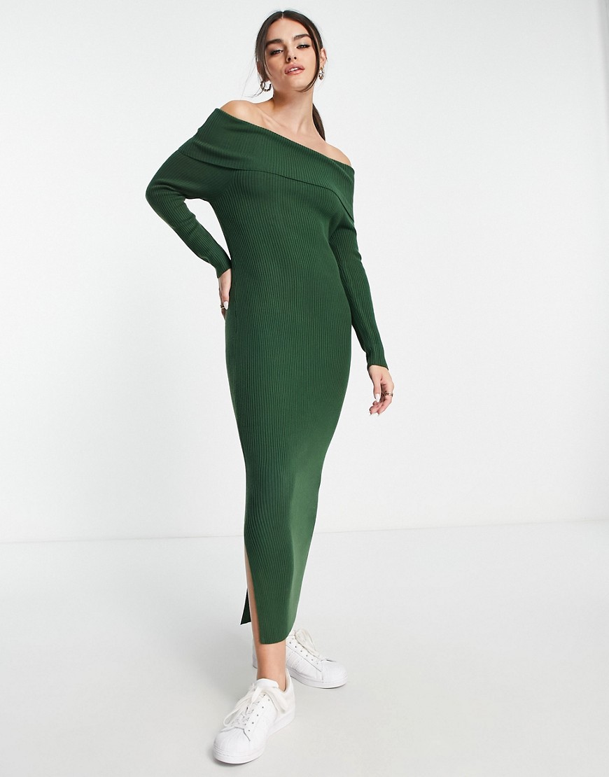 Asos - Green Maxi Dress M Lounge Woman GOOFASH