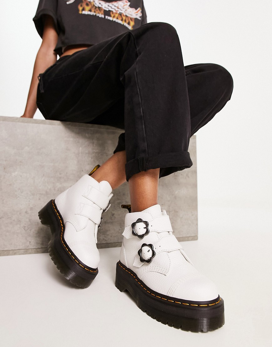 Asos - Ladies Boots White by Dr Martens GOOFASH