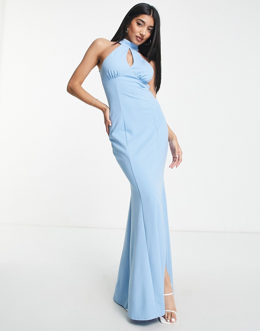 Asos - Ladies Prom Dress Blue GOOFASH