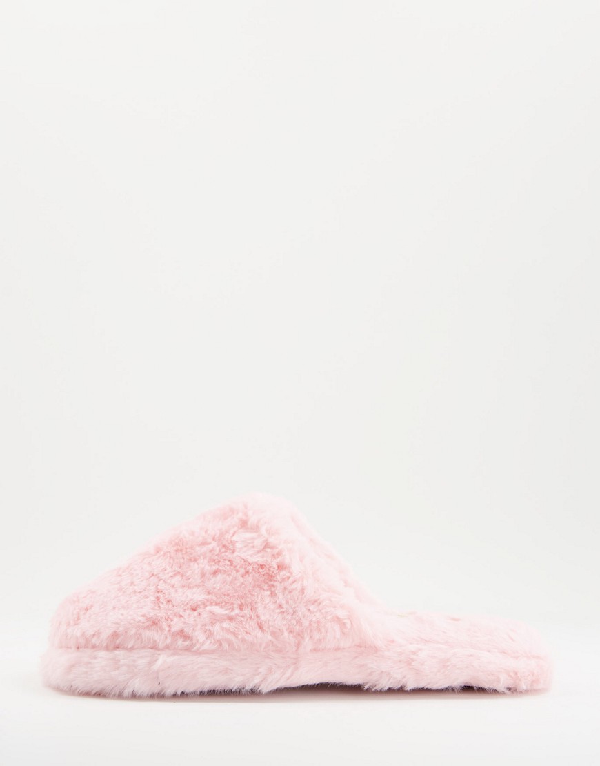 Asos - Ladies Slippers Pink by Truffle Collection GOOFASH